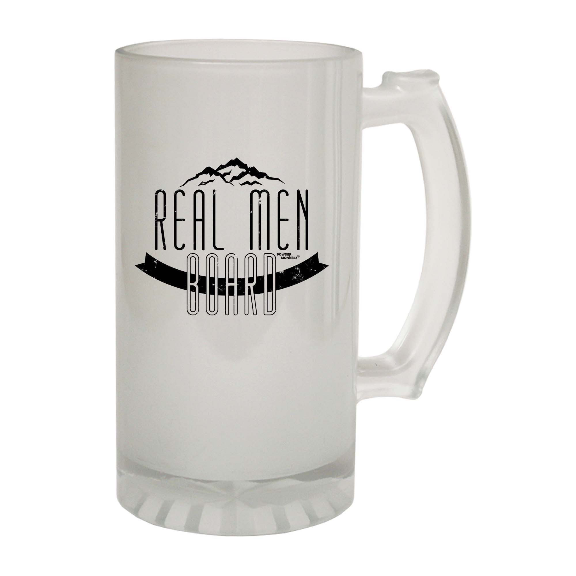 Pm Real Men Board - Funny Beer Stein