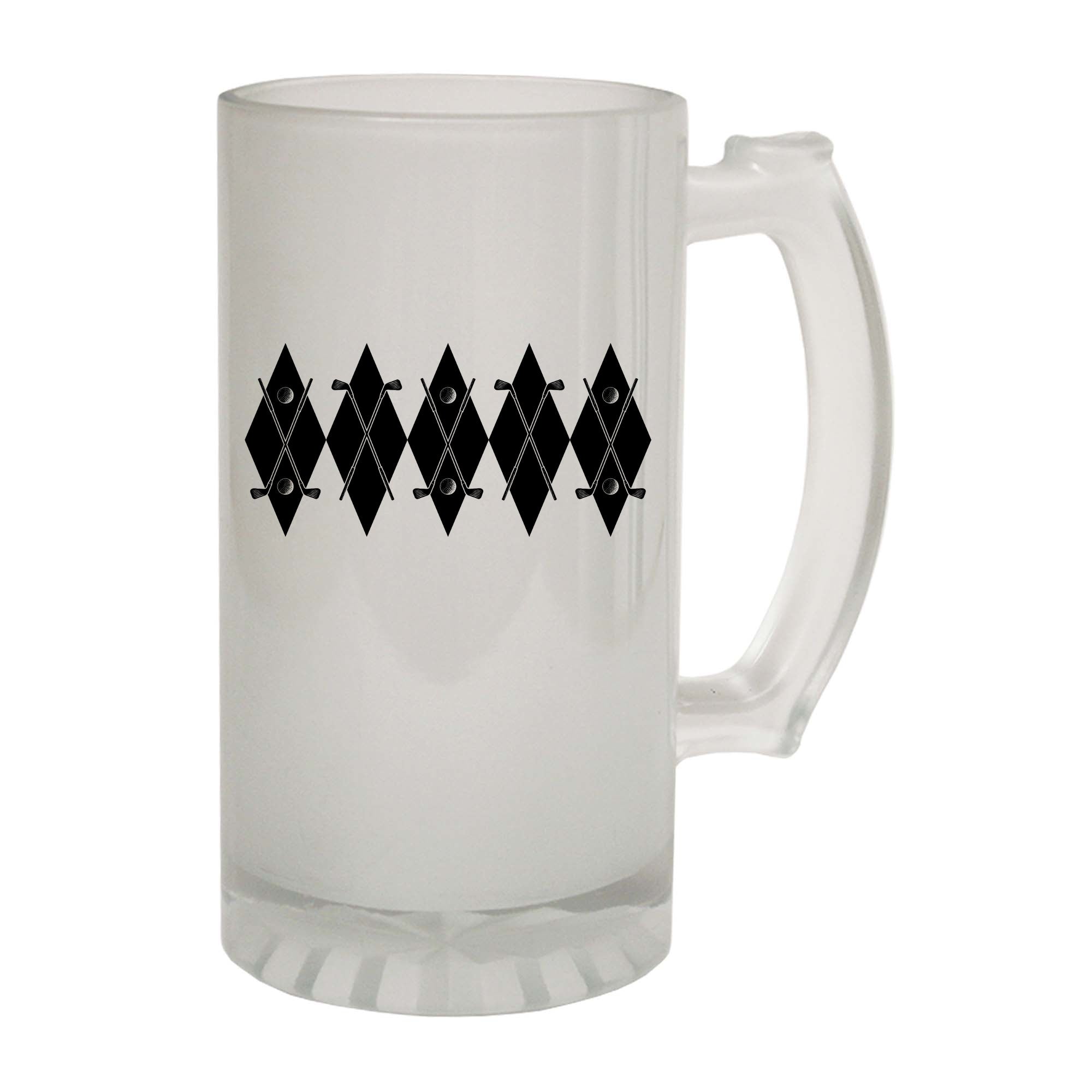 Oob Argyle Golf Jumper - Funny Beer Stein