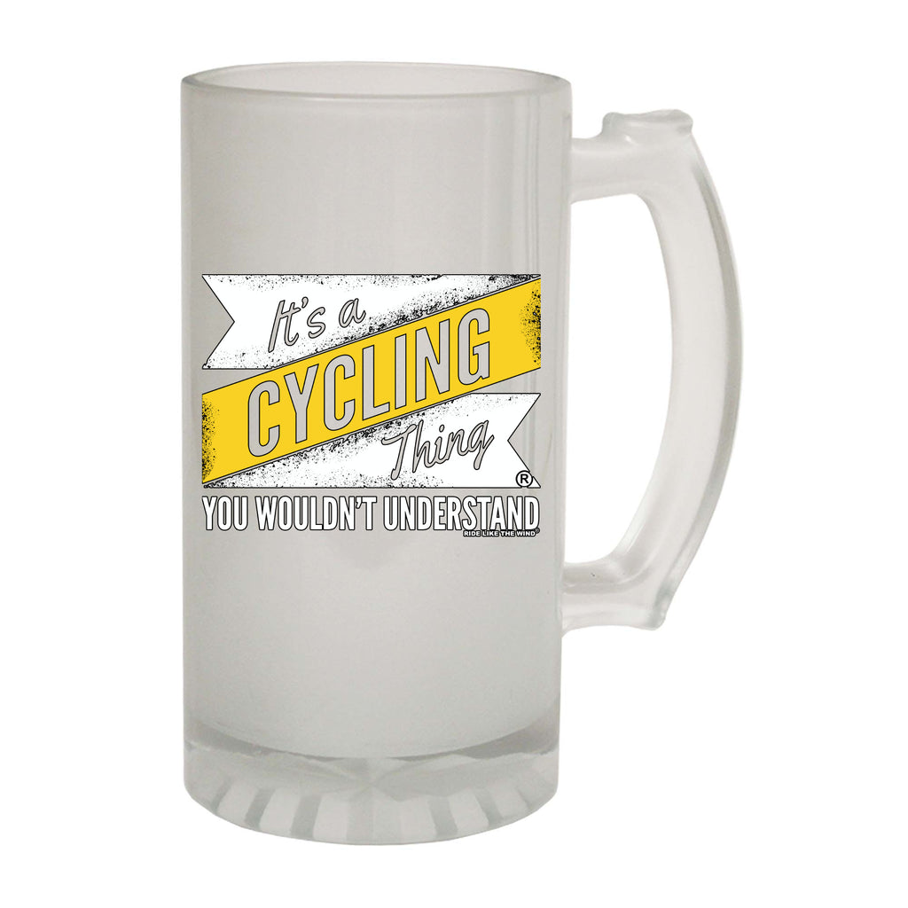 Rltw Its A Cycling Thing - Funny Beer Stein