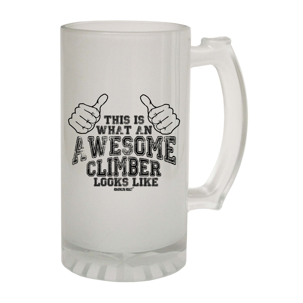 Aa This Is Awesome Climber - Funny Beer Stein