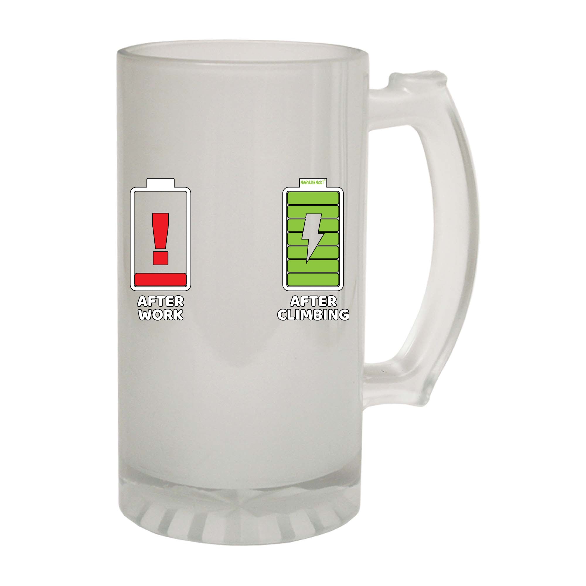 Aa After Work After Climbing - Funny Beer Stein