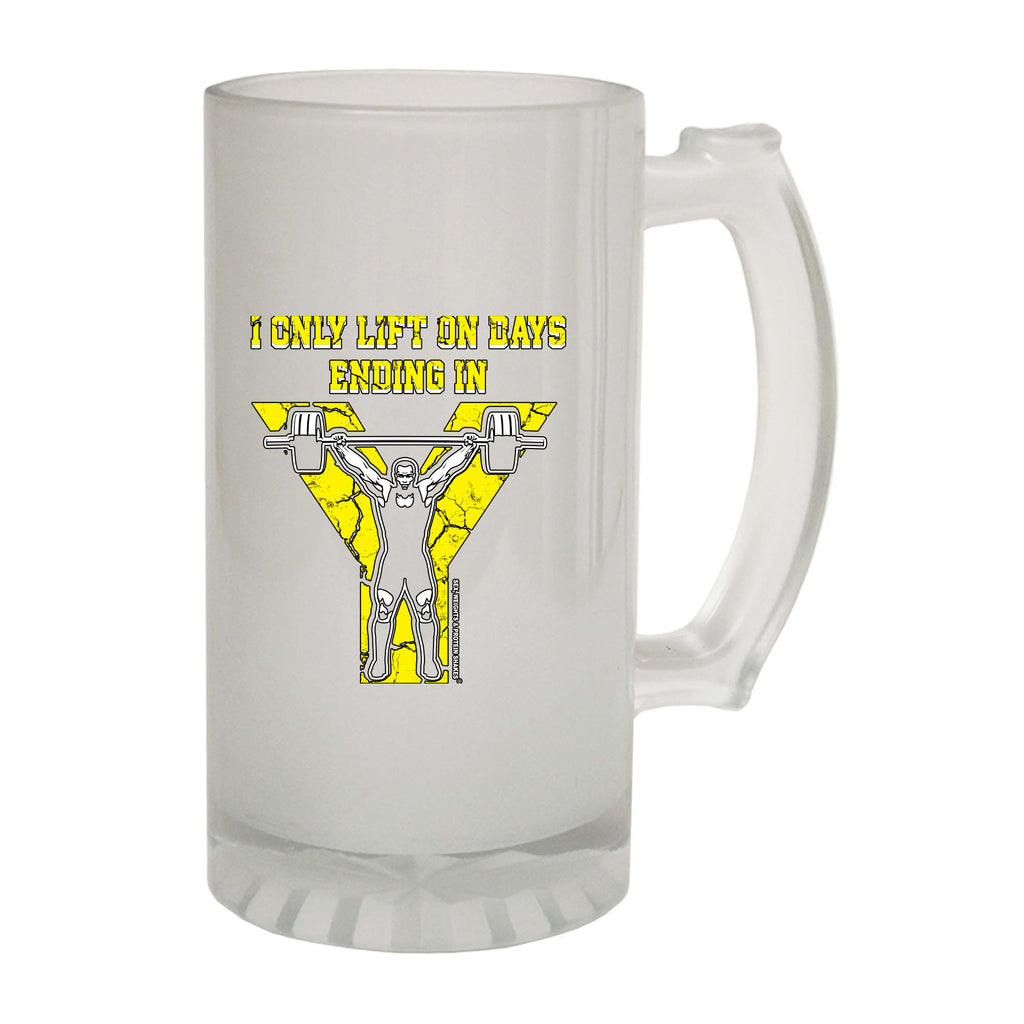 Swps I Only Lift On Days Y - Funny Beer Stein