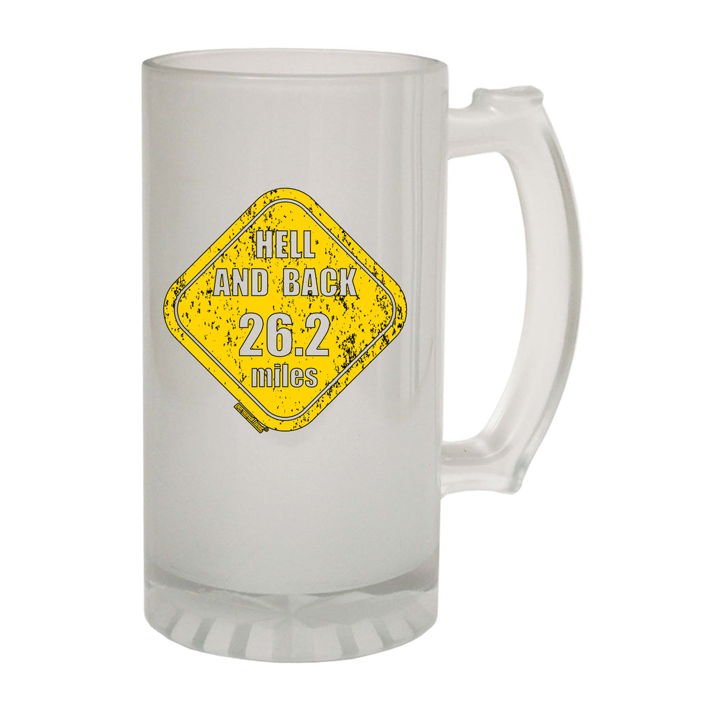 Pb Hell And Back 26 Miles - Funny Beer Stein