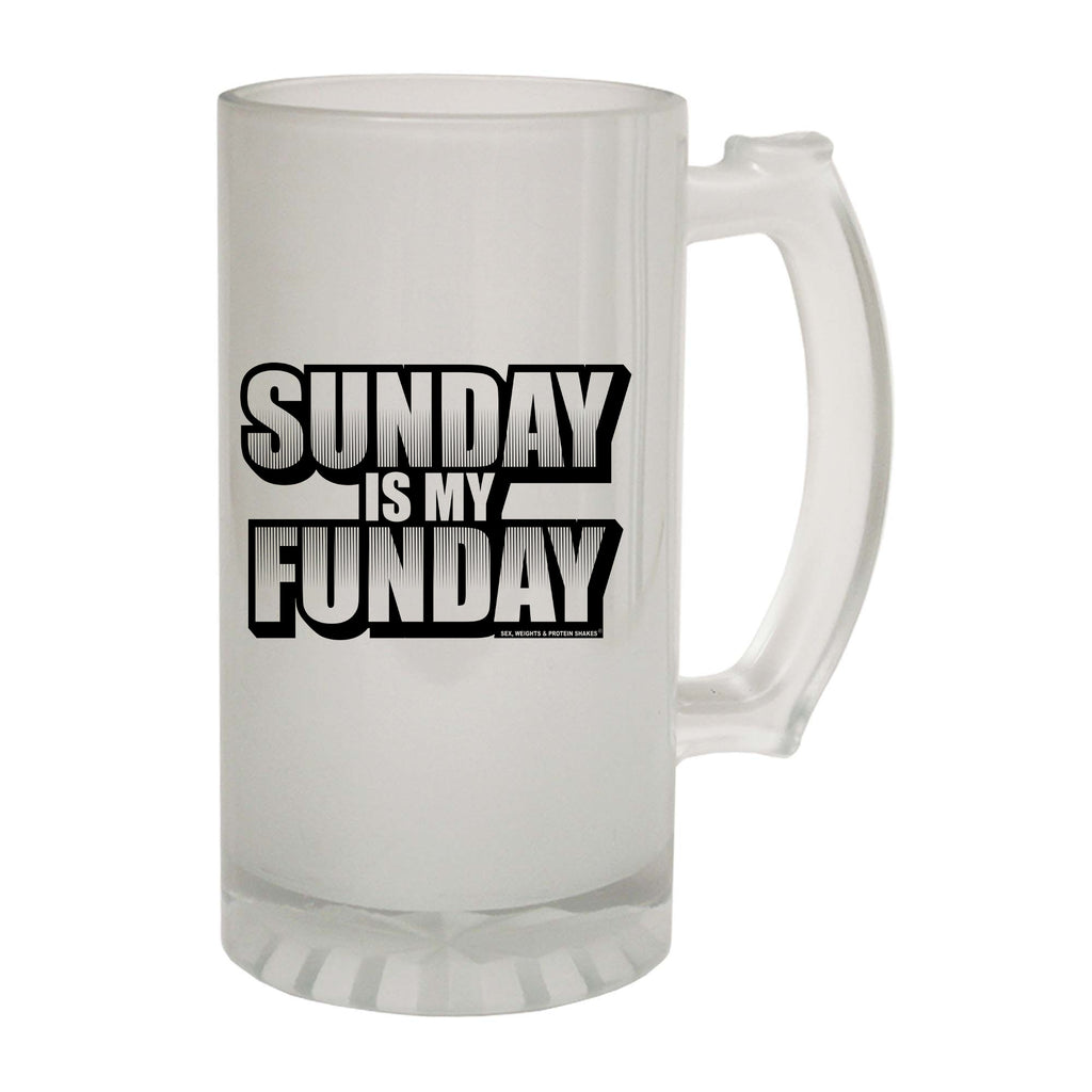 Swps Sunday Is My Funday - Funny Beer Stein