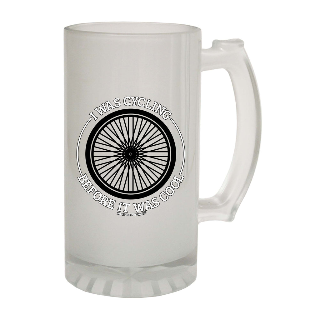 Rltw Wheel I Was Cycling Before It Was Cool - Funny Beer Stein