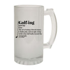 Oob Golfing Noun - Funny Beer Stein