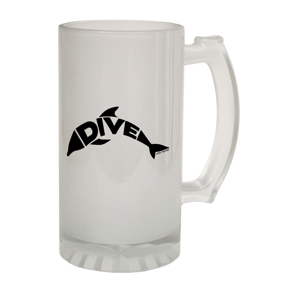 Ow Dolphin Dive - Funny Beer Stein