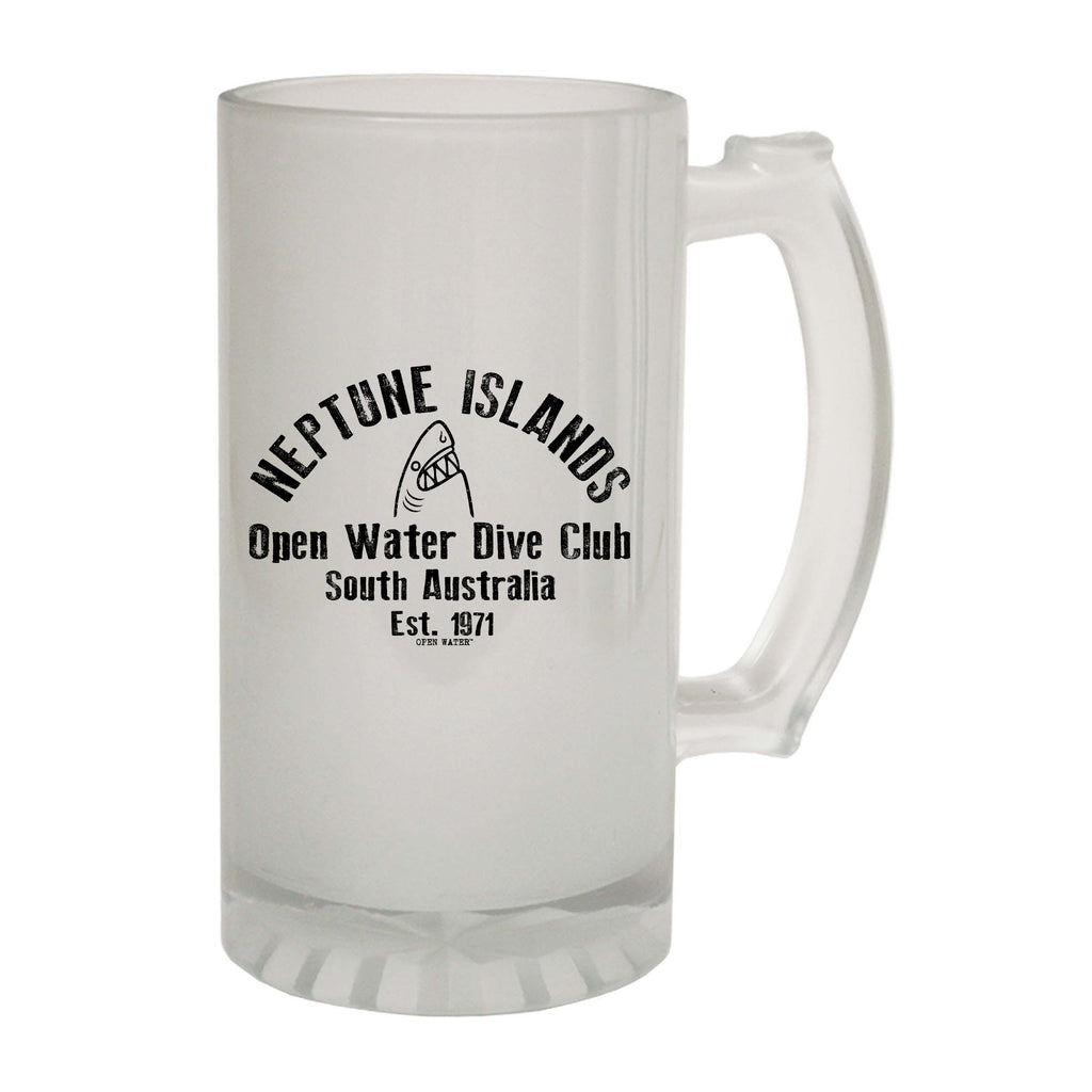 Ow Neptune Island - Funny Beer Stein