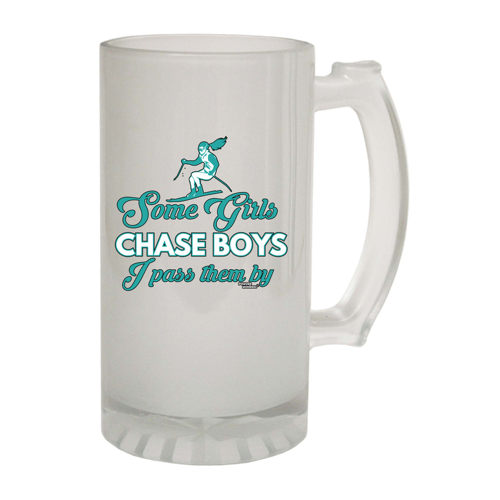 Pm Some Girls Chase Boys I Pass Them - Funny Beer Stein