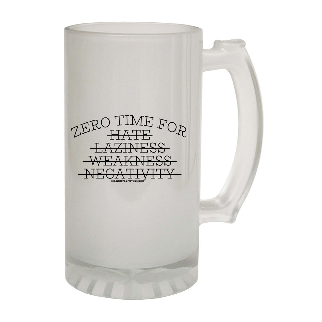 Swps Zero Time For Hate Laziness - Funny Beer Stein
