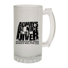 Ow Always Be Nice To Diver - Funny Beer Stein