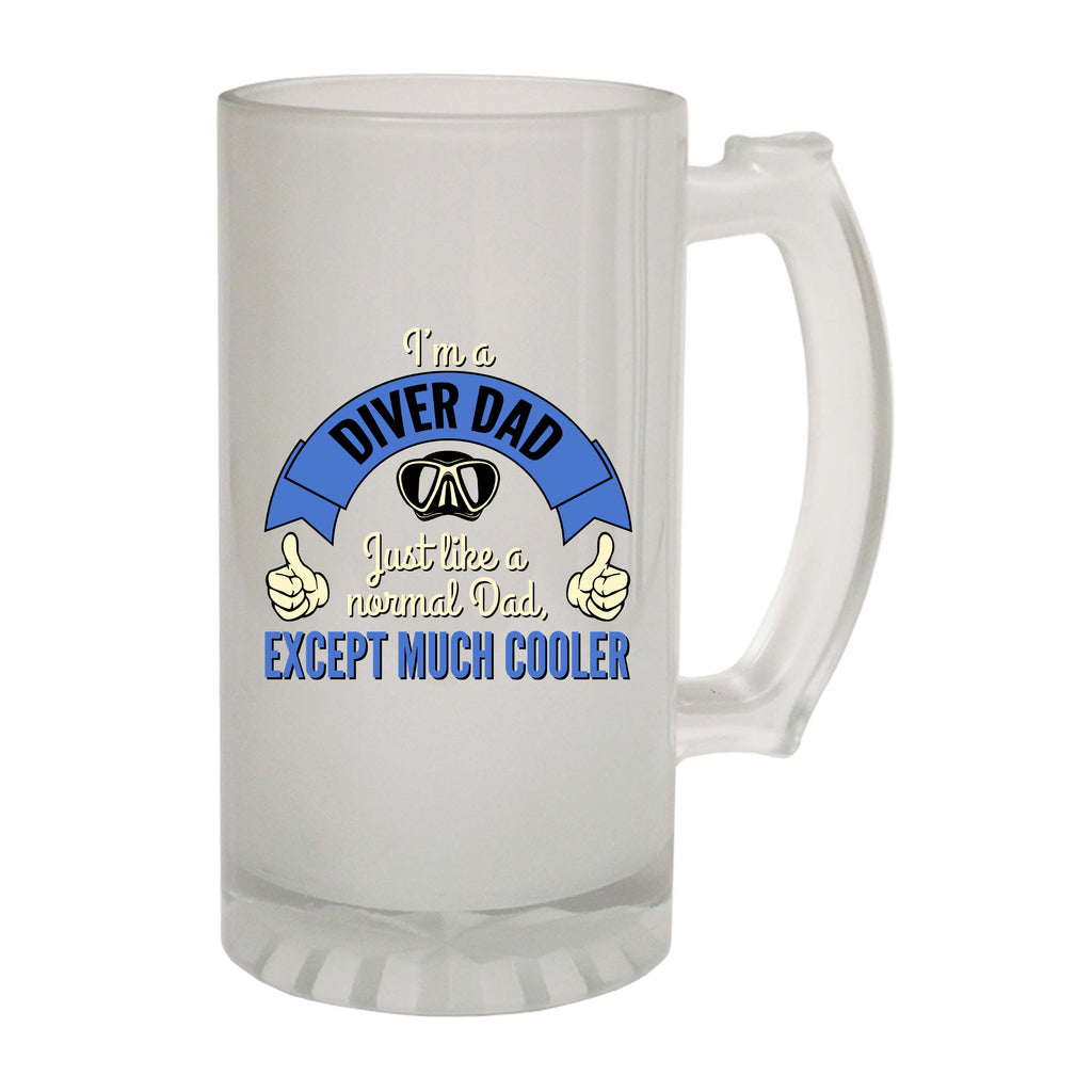 Ow Im A Diver Dad - Funny Beer Stein
