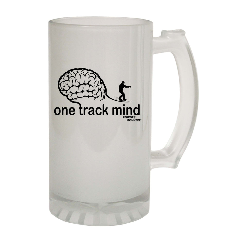 Pm One Track Mind Snowboard - Funny Beer Stein
