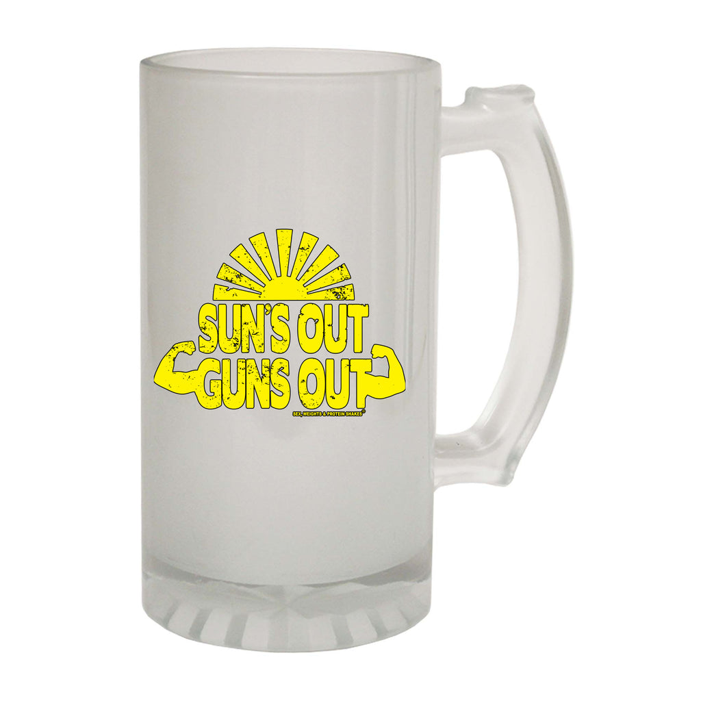 Swps Suns Out Guns Out - Funny Beer Stein