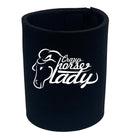Crazy Horse Lady Pony - Funny Stubby Holder