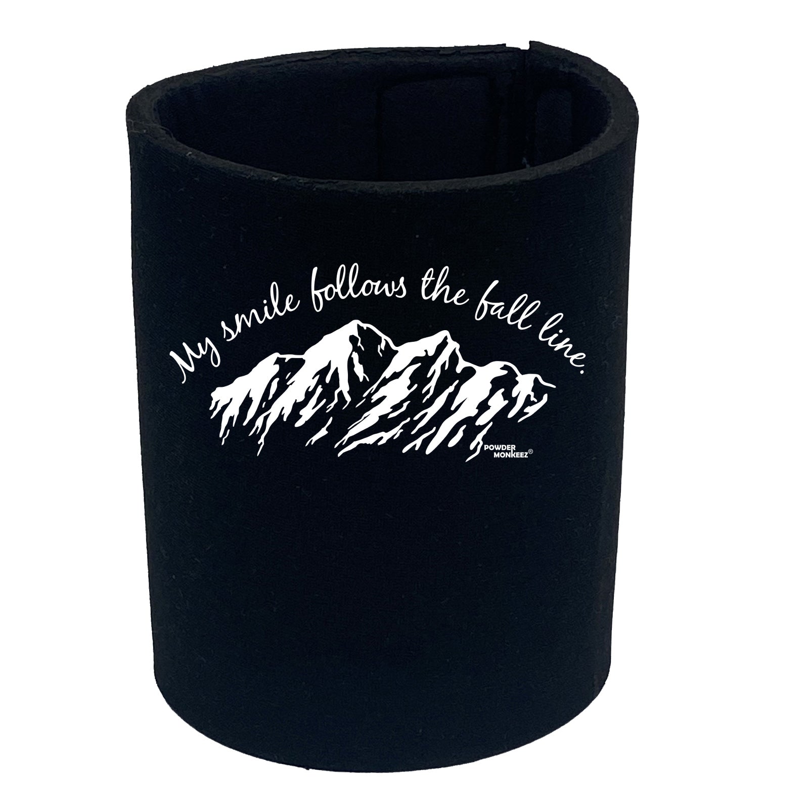 Pm My Smile Follows The Fall Line - Funny Stubby Holder