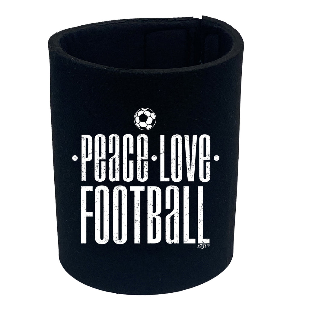 Peace Love Football - Funny Stubby Holder