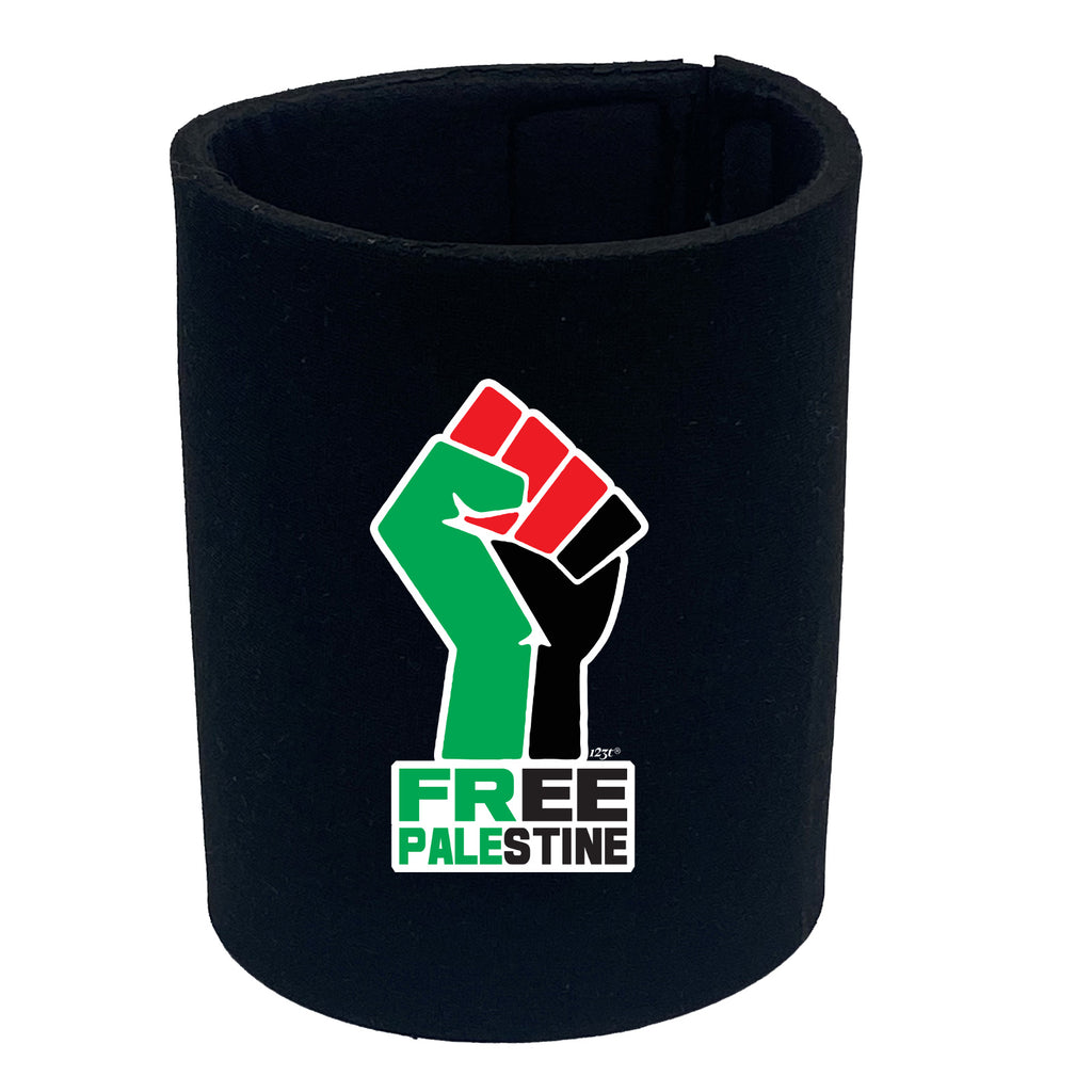 Free Palestine Fist - Funny Stubby Holder
