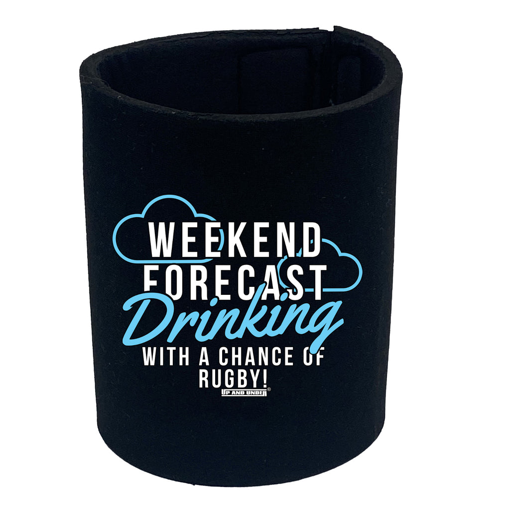 Uau Weekend Forecast Rugby - Funny Stubby Holder