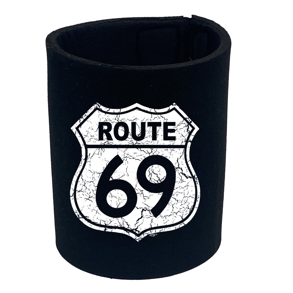 Route 69 Sign - Funny Stubby Holder