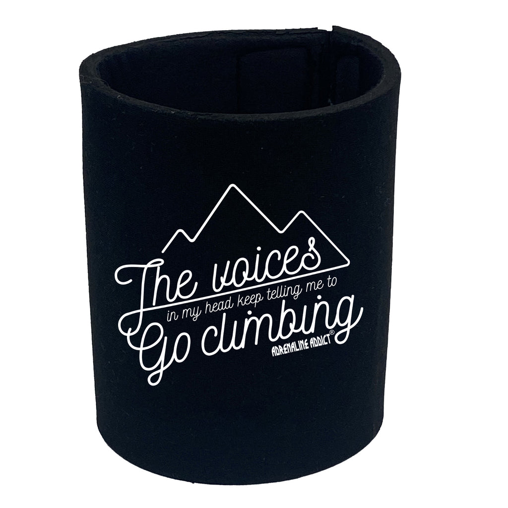 Aa The Voices In My Head Go Climbing - Funny Stubby Holder