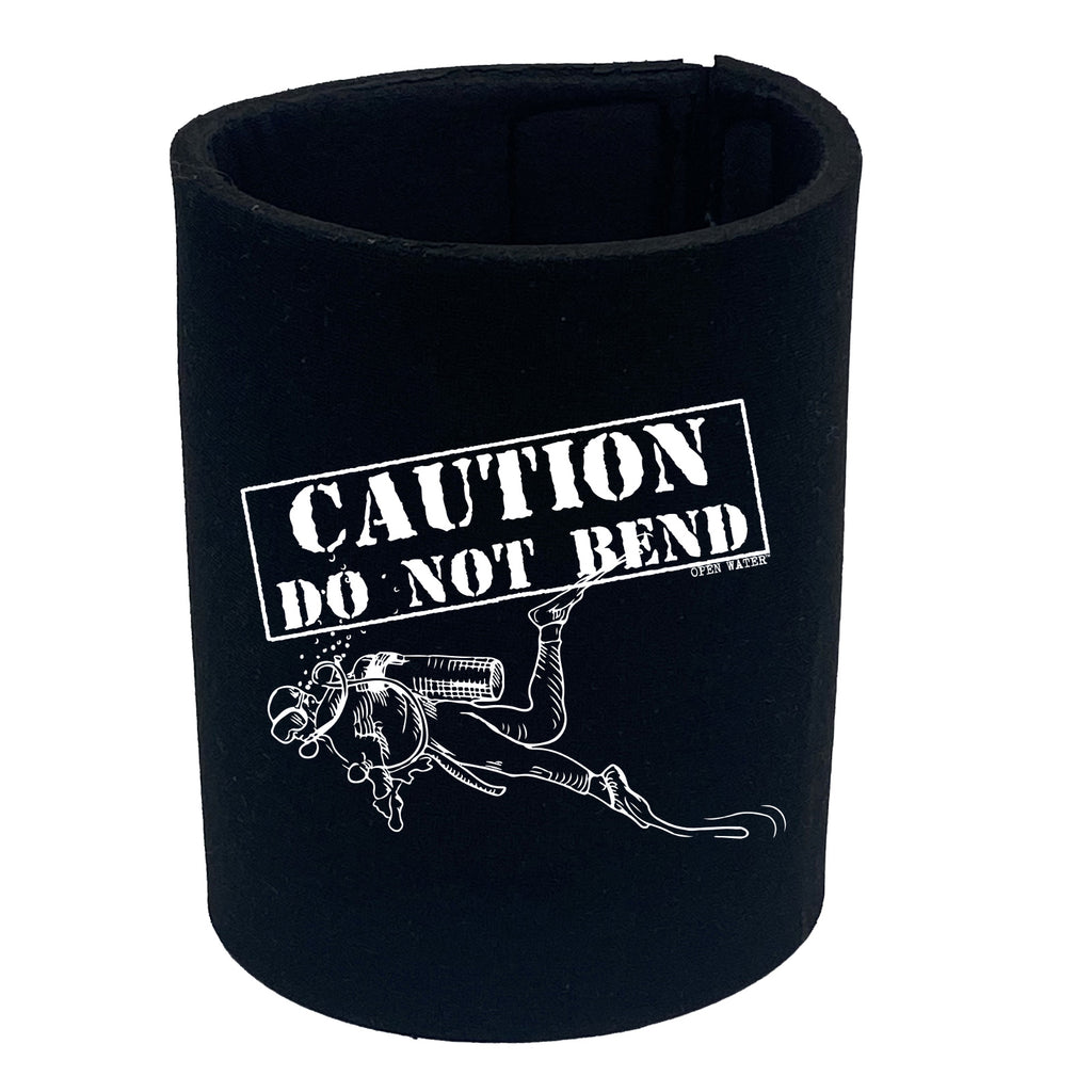 Ow Caution Do Not Bend - Funny Stubby Holder