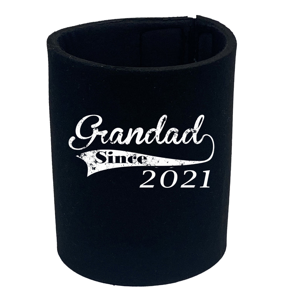Grandad Since 2021 - Funny Stubby Holder