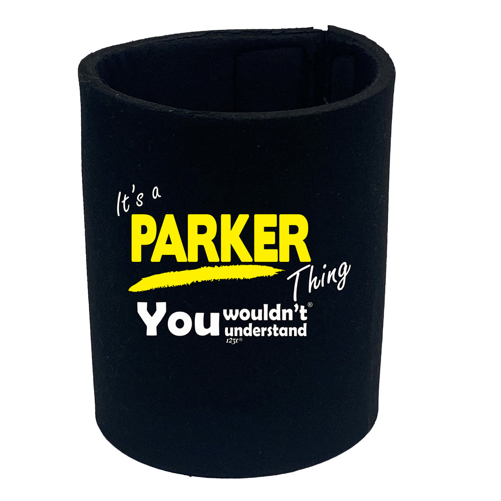 Parker V1 Surname Thing - Funny Stubby Holder