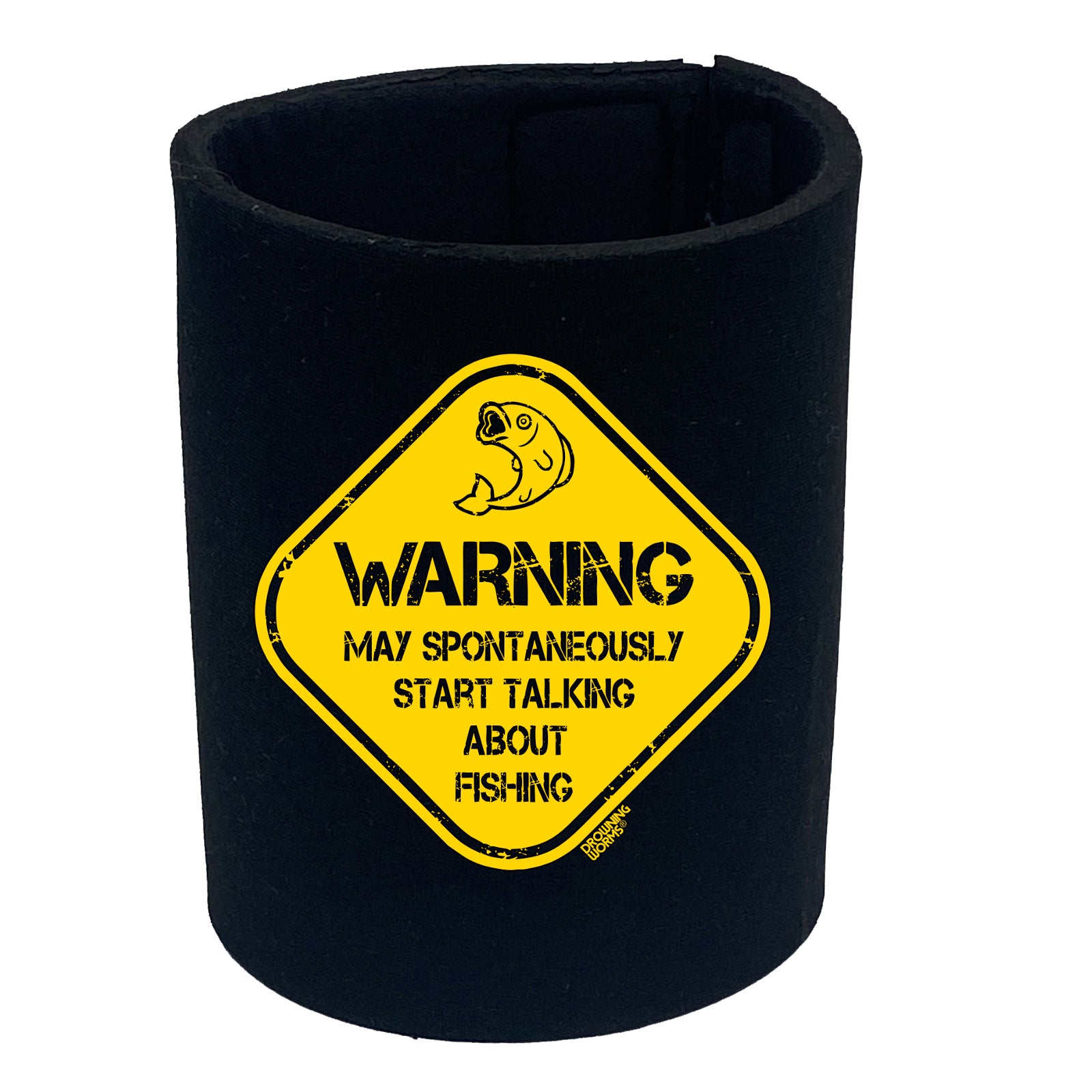 Dw Warning May Spontaneously Start Talking About Fishing - Funny Stubby Holder