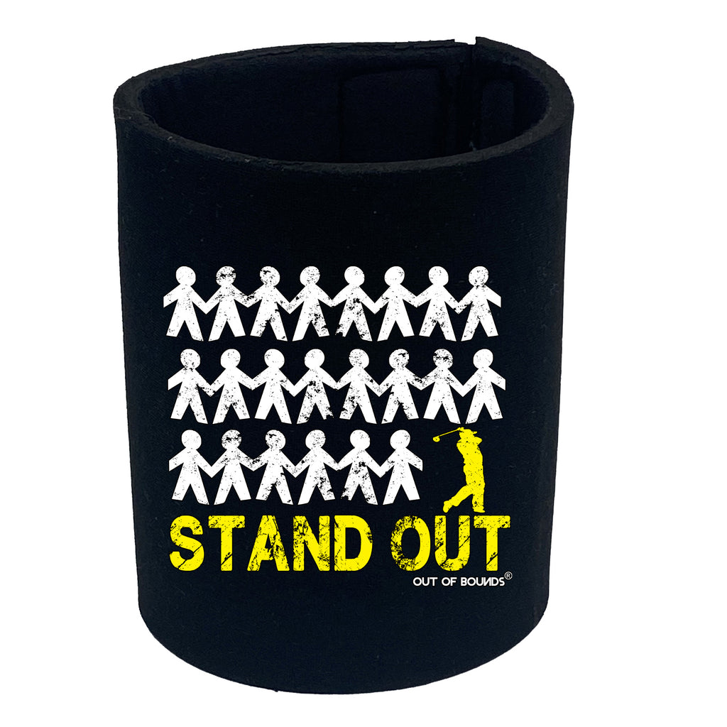 Oob Stand Out Golfer - Funny Stubby Holder