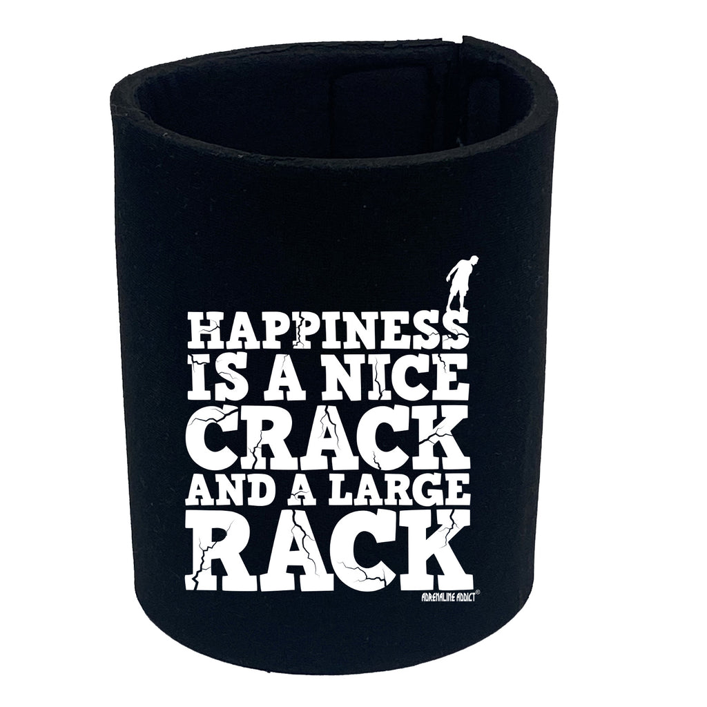 Aa Happiness Is A Nice Crack - Funny Stubby Holder