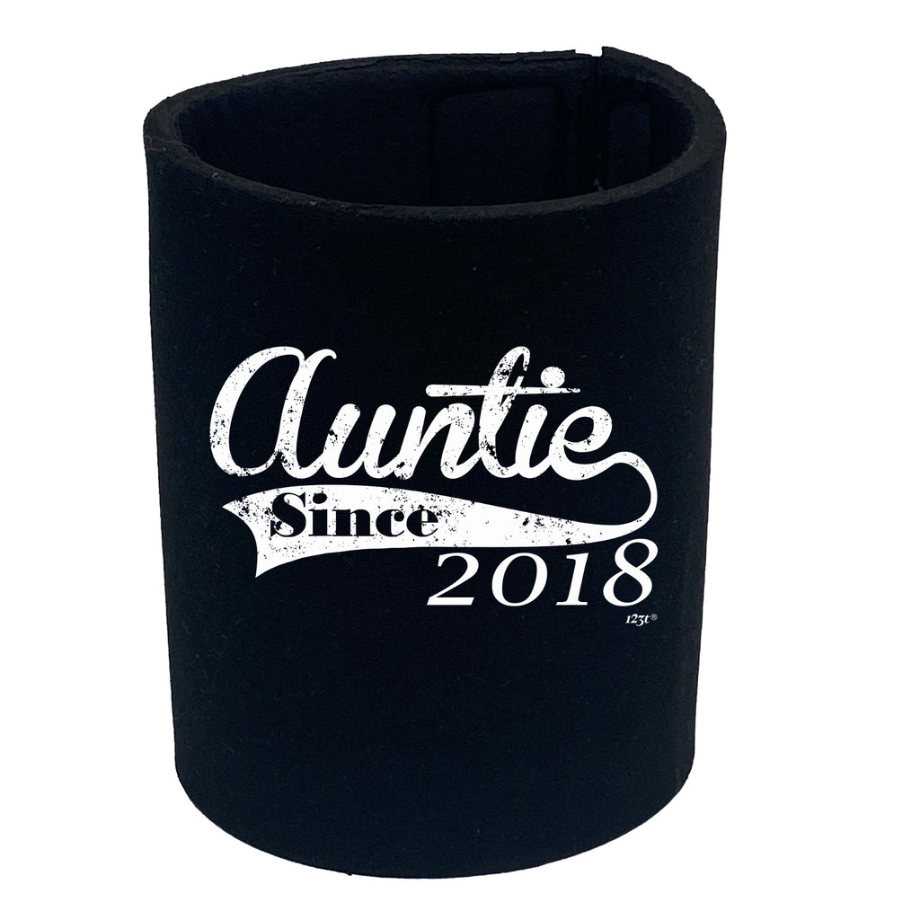 Auntie Since 2018 - Funny Stubby Holder