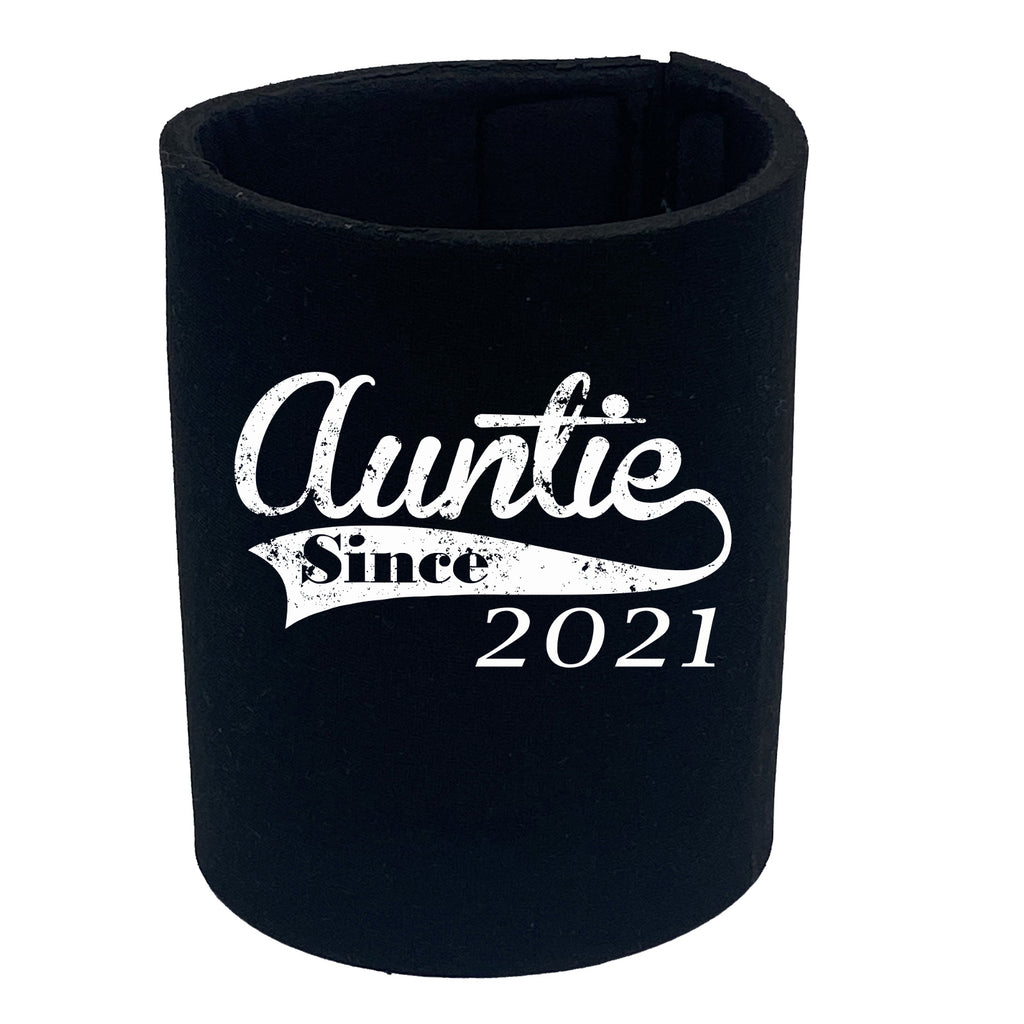 Auntie Since 2021 - Funny Stubby Holder