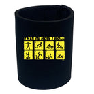 This Is How Roll Stickmen - Funny Stubby Holder