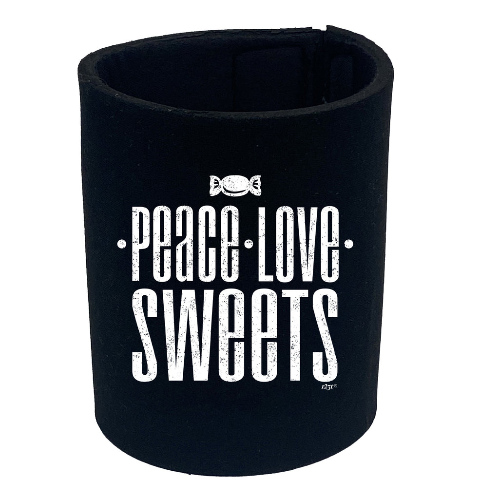 Peace Love Sweets - Funny Stubby Holder