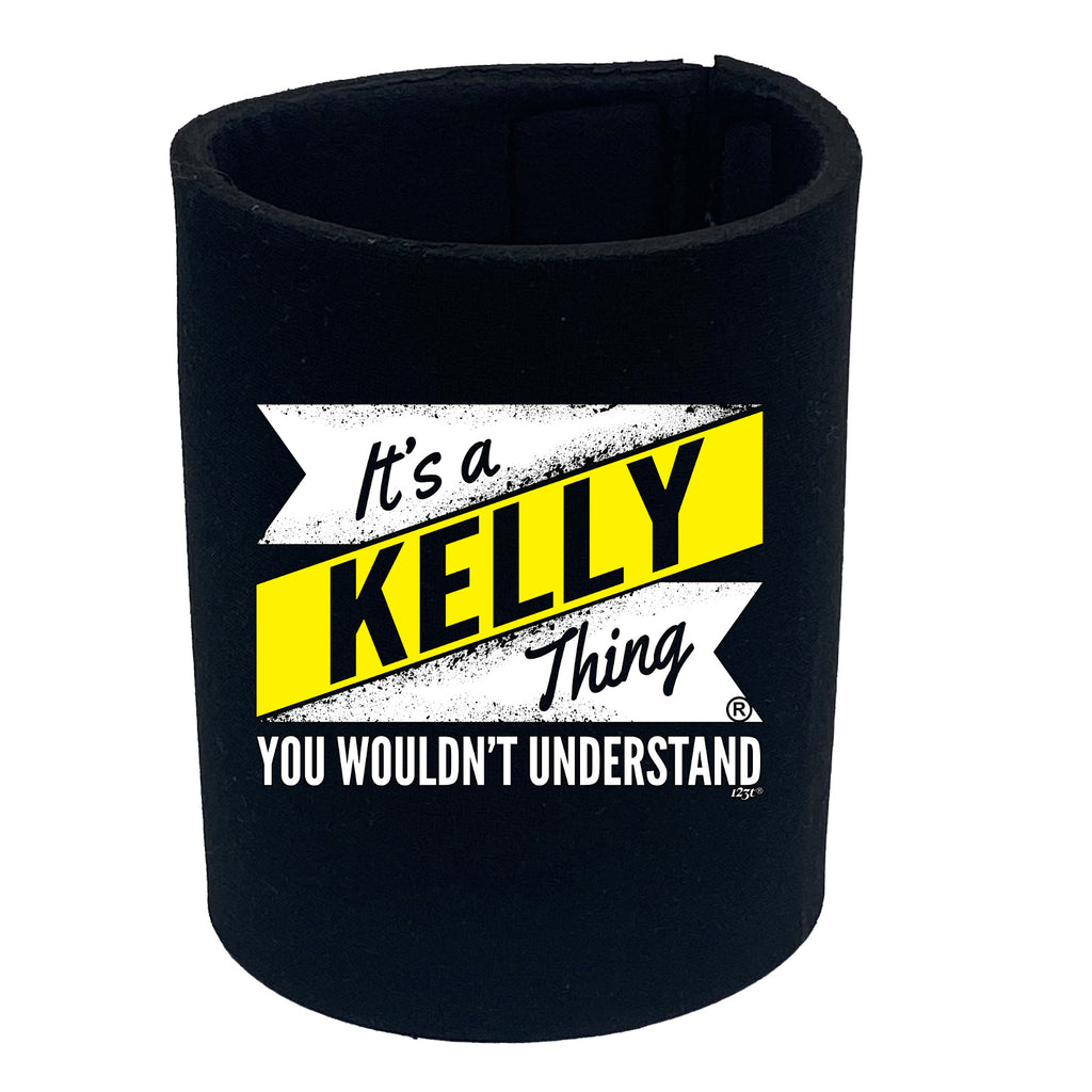 Kelly V2 Surname Thing - Funny Stubby Holder
