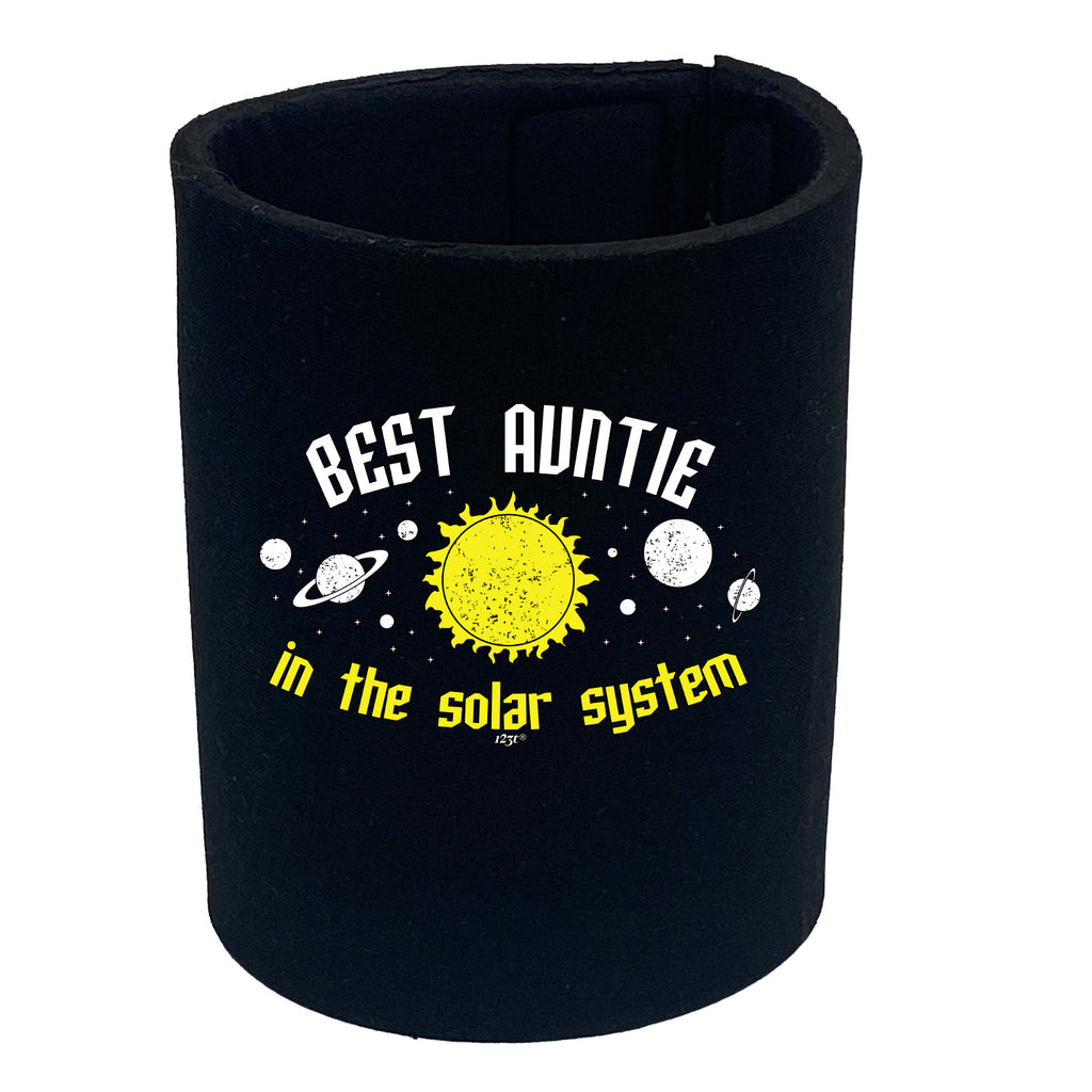 Best Auntie Solar System - Funny Stubby Holder
