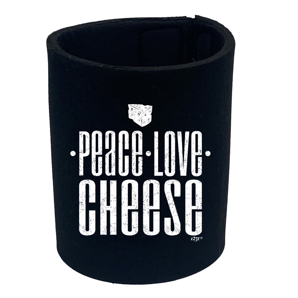 Peace Love Cheese - Funny Stubby Holder