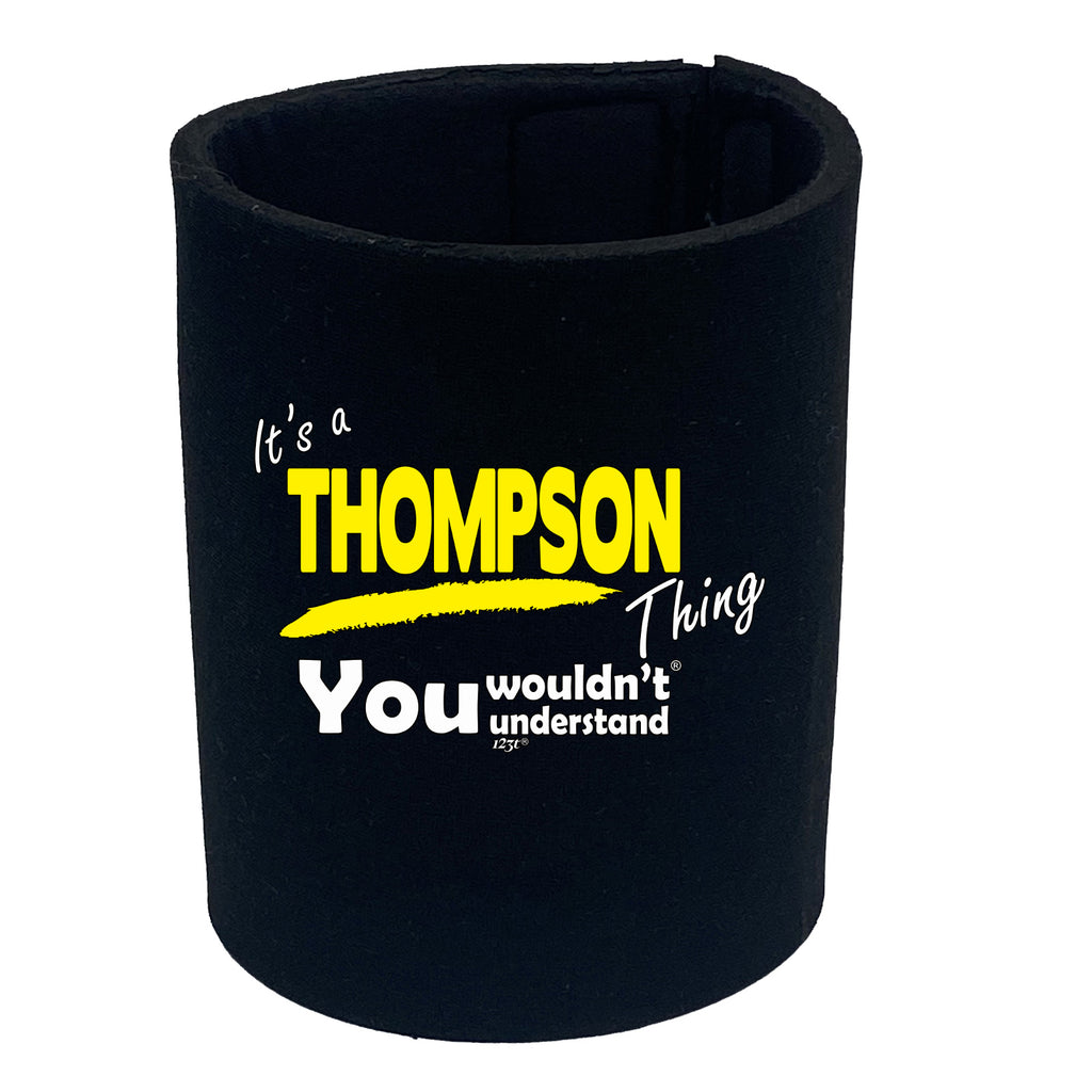 Thompson V1 Surname Thing - Funny Stubby Holder