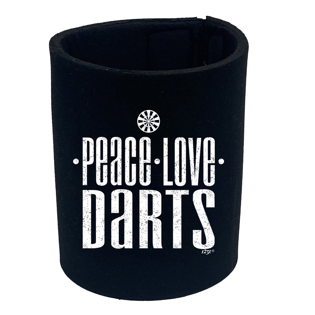 Peace Love Darts - Funny Stubby Holder