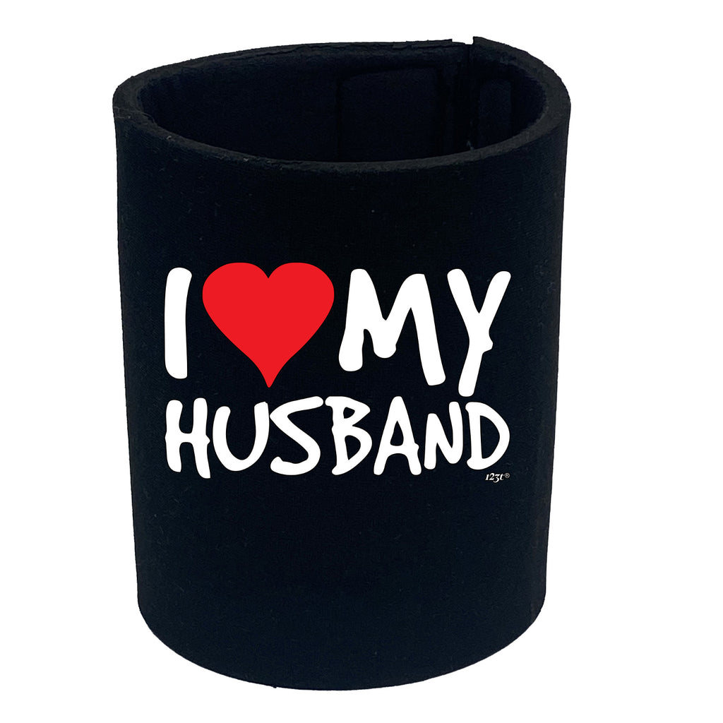 Love Heart My Husband - Funny Stubby Holder