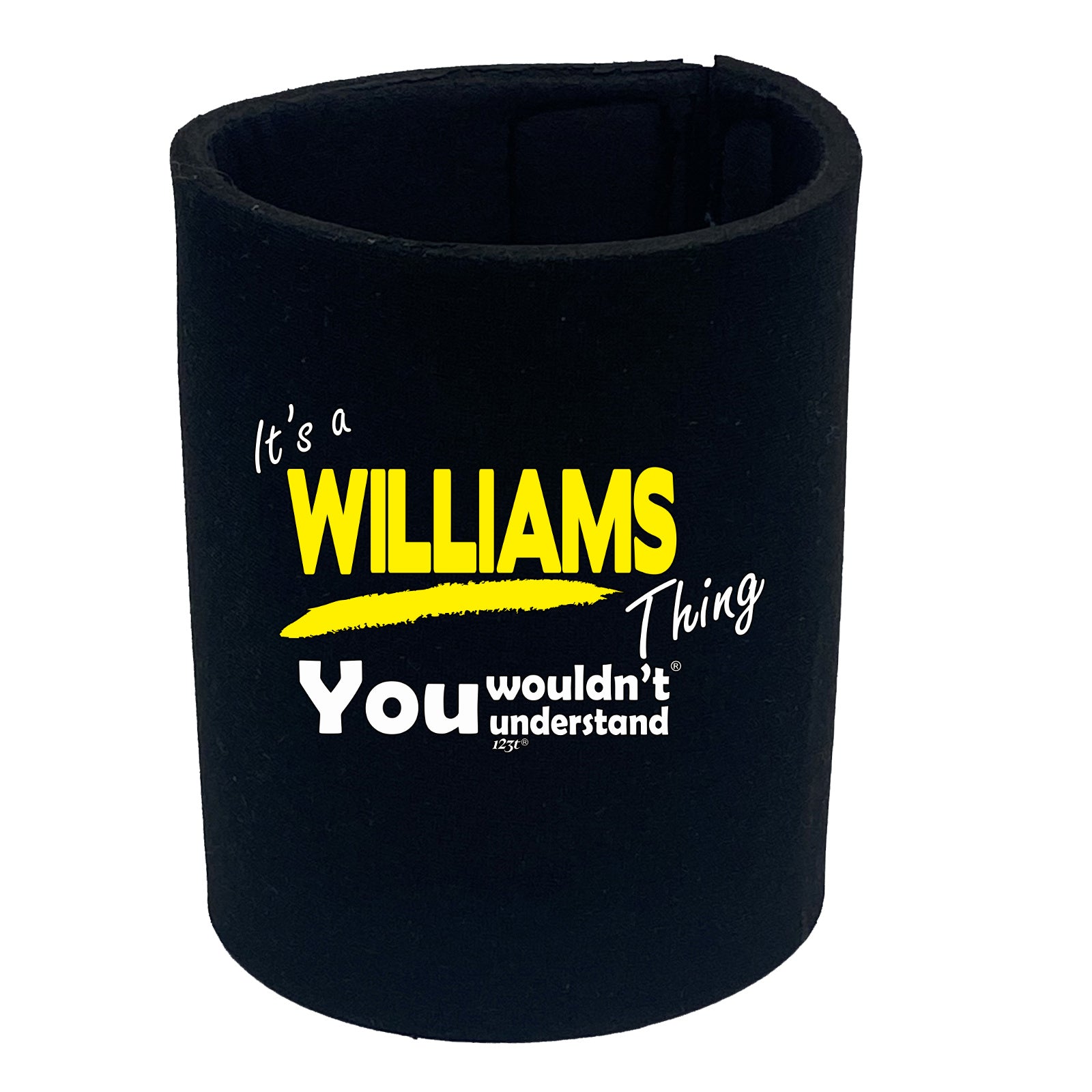 Williams V1 Surname Thing - Funny Stubby Holder