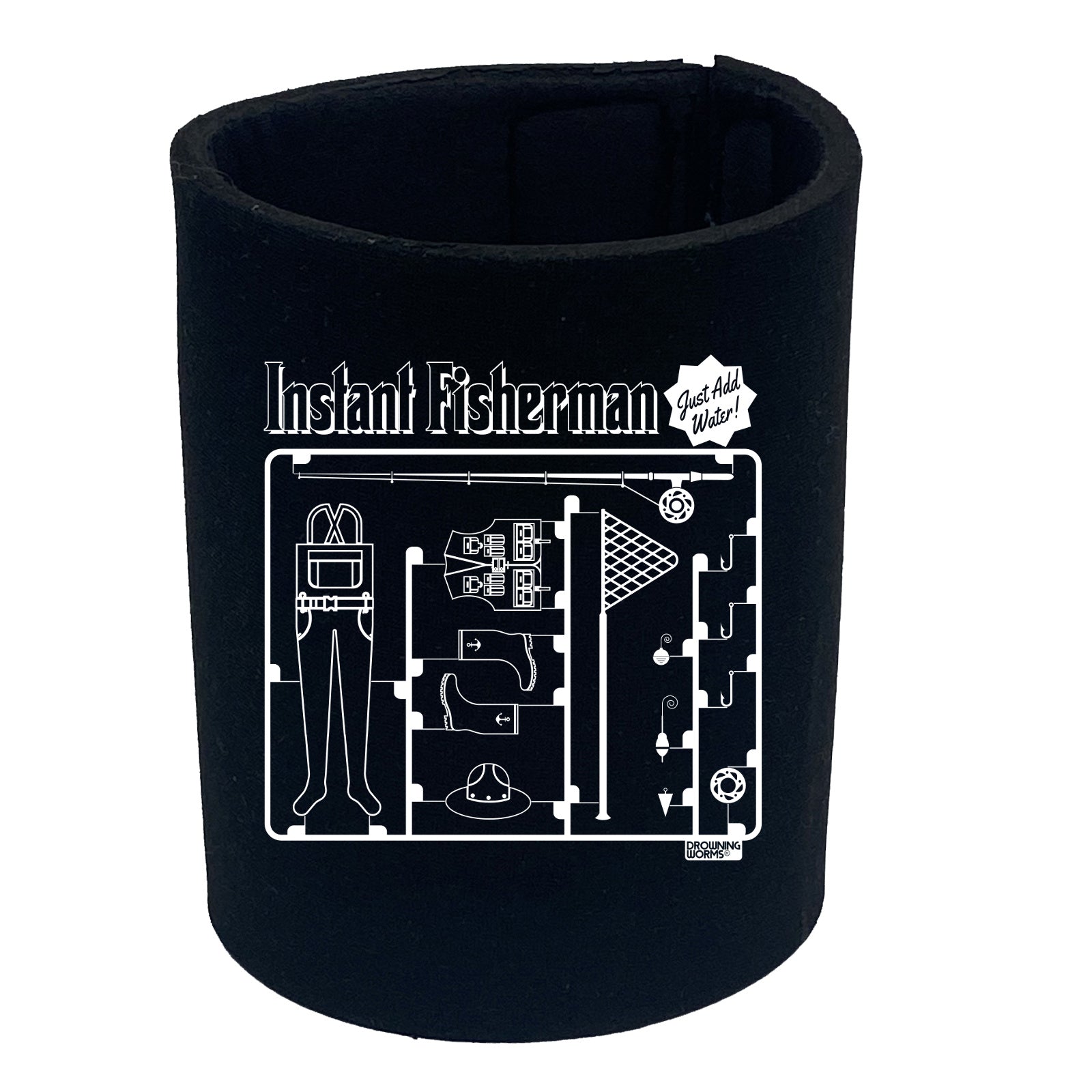 Dw Instant Fisherman - Funny Stubby Holder