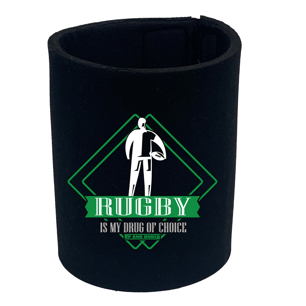 Uau Rugby Drug Of Choice - Funny Stubby Holder