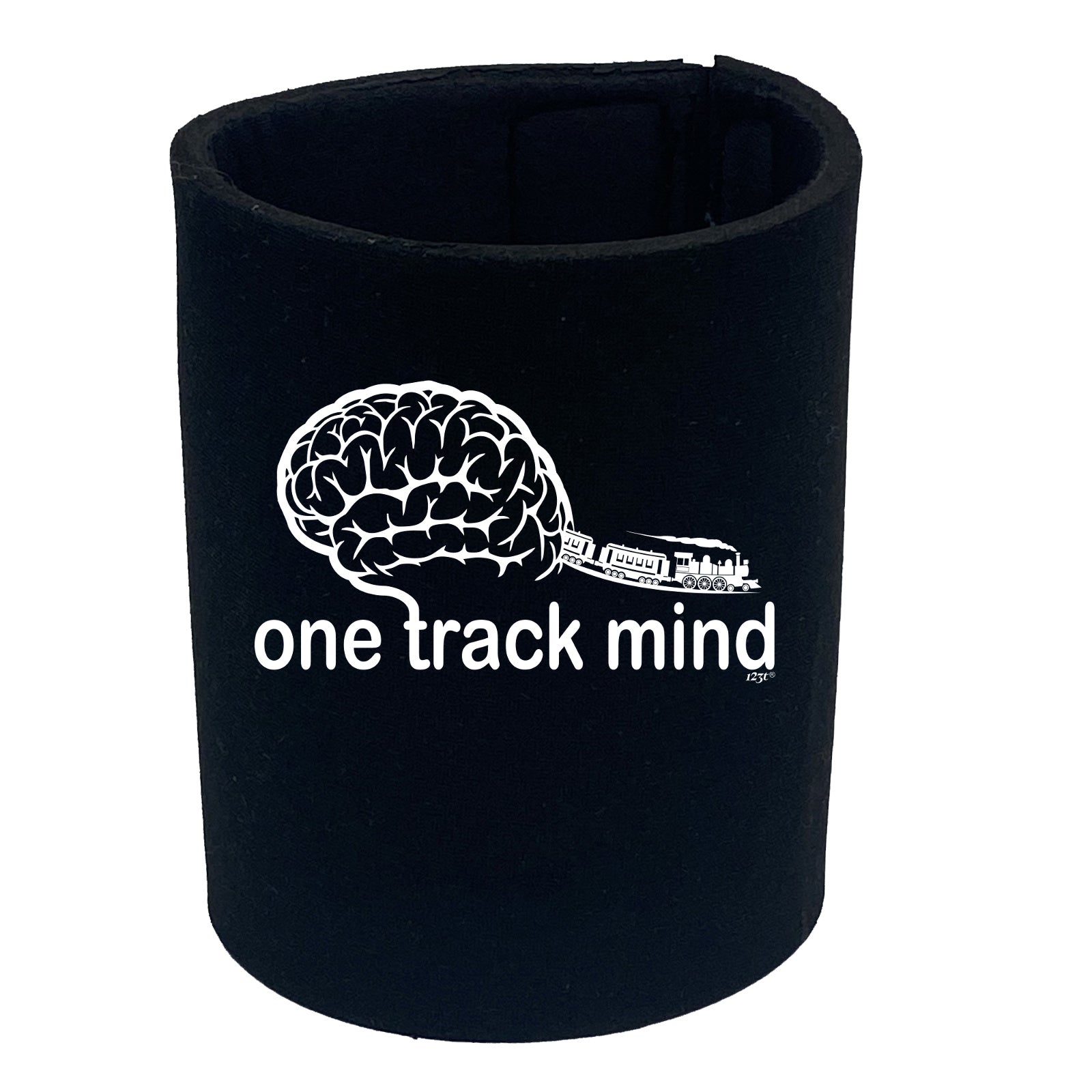 One Track Mind Trains - Funny Stubby Holder
