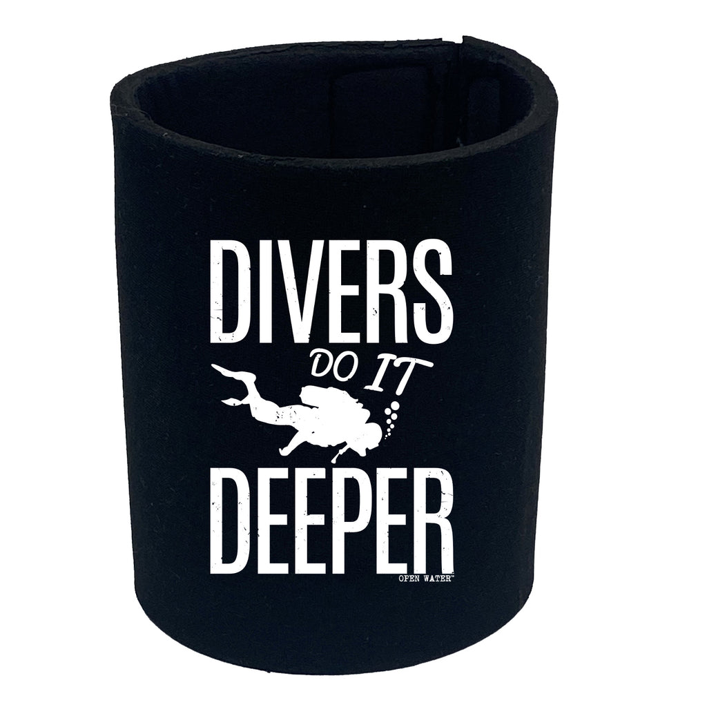 Ow Divers Do It Deeper - Funny Stubby Holder