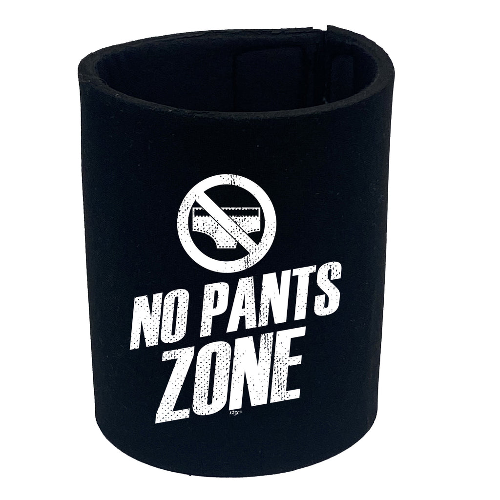 No Pants Zone - Funny Stubby Holder