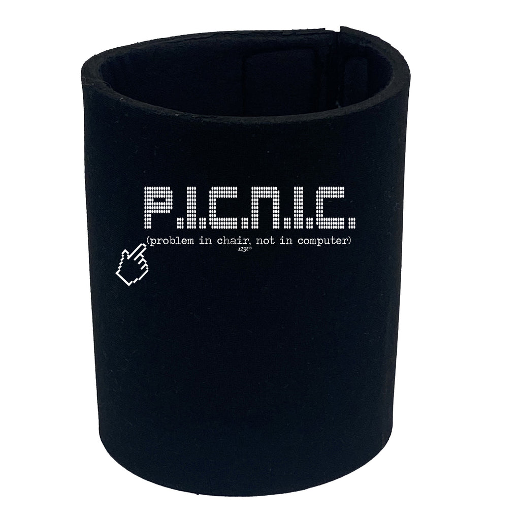 Picnic Problem In Chair - Funny Stubby Holder