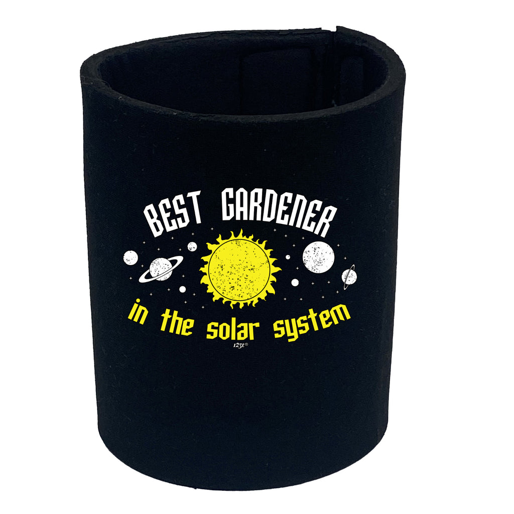 Best Gardener Solar System - Funny Stubby Holder