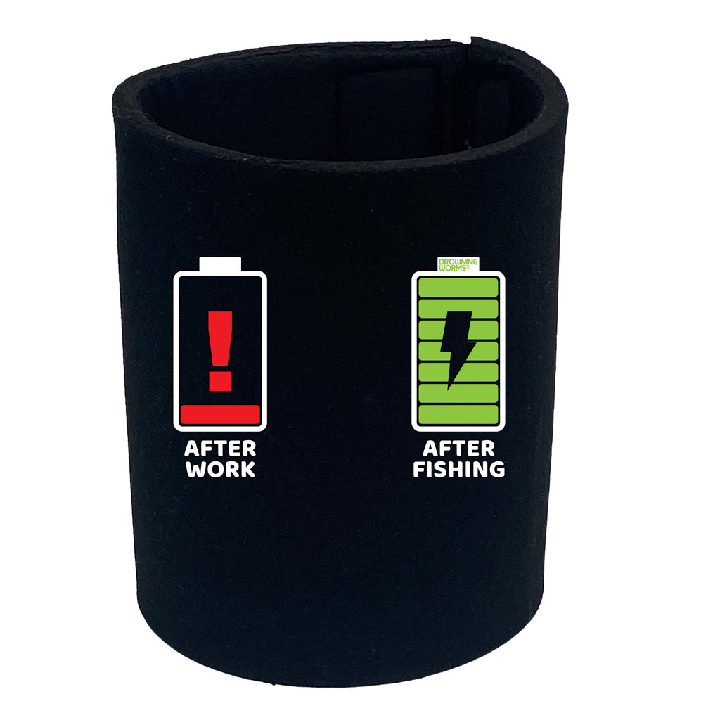 Dw After Work After Fishing - Funny Stubby Holder